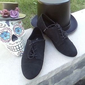 Call it Spring Lazer Cut Lace Tie Flats